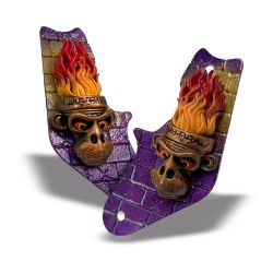 King Kong Custom Hand Painted Gorilla Slingshot 3D Sculpture Set